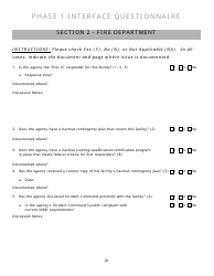 Community Capability Assessment - Phase 1 Questionnaire - Oregon, Page 20