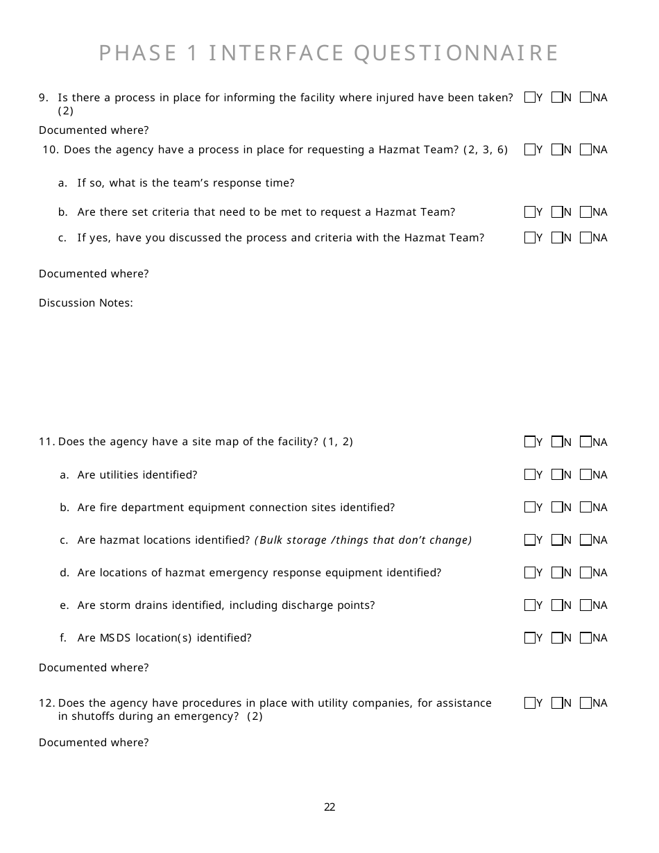 Community Capability Assessment - Phase 1 Questionnaire - Oregon, Page 22