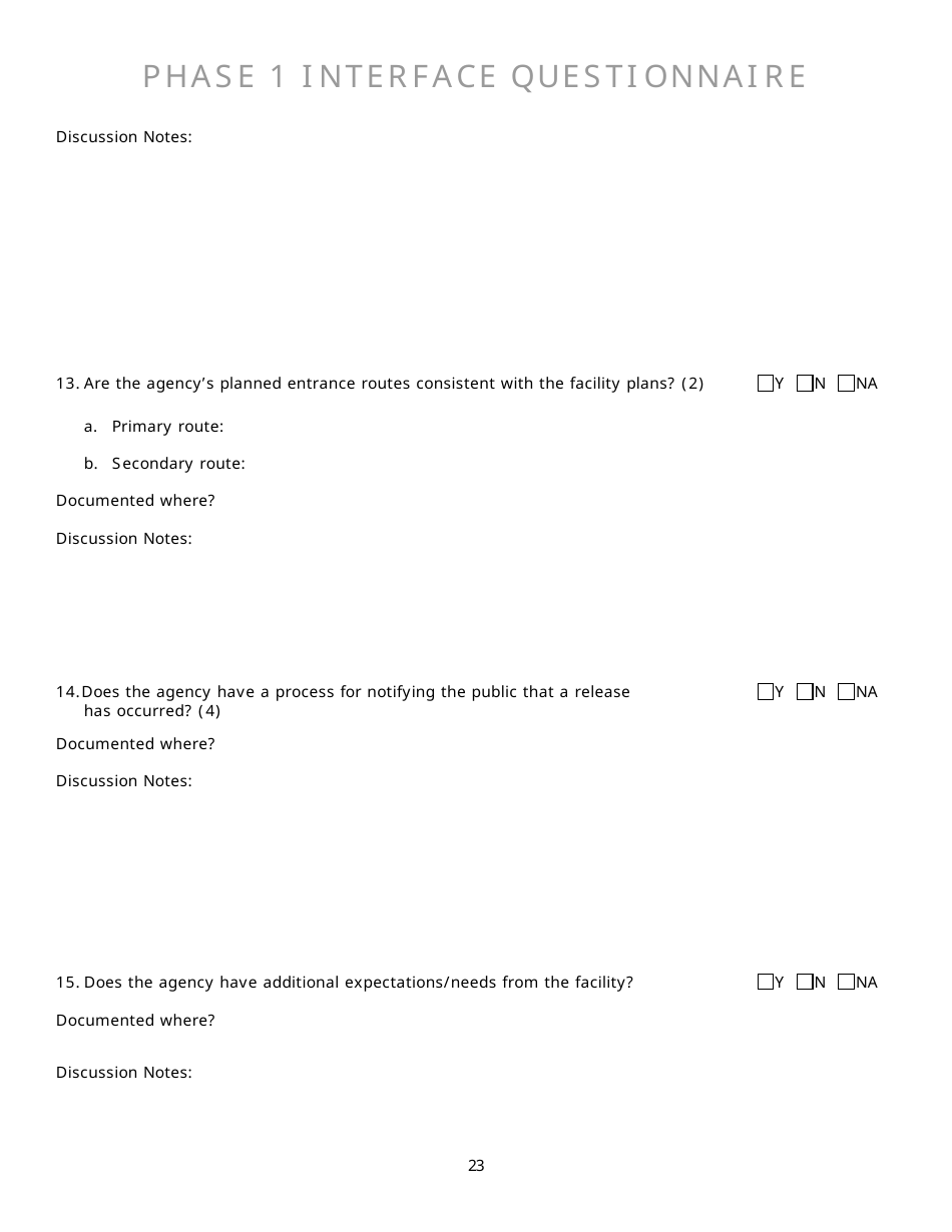 Community Capability Assessment - Phase 1 Questionnaire - Oregon, Page 23