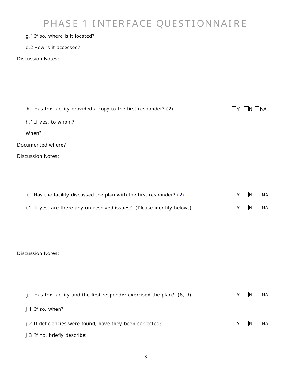 Community Capability Assessment - Phase 1 Questionnaire - Oregon, Page 3