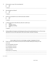 Form SOG T018 Hazardous Materials Post Training Evaluation - Oregon, Page 5