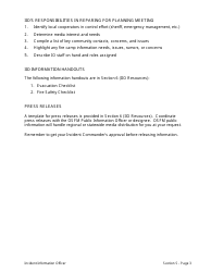 Section 5 Incident Information Officer - Oregon, Page 3