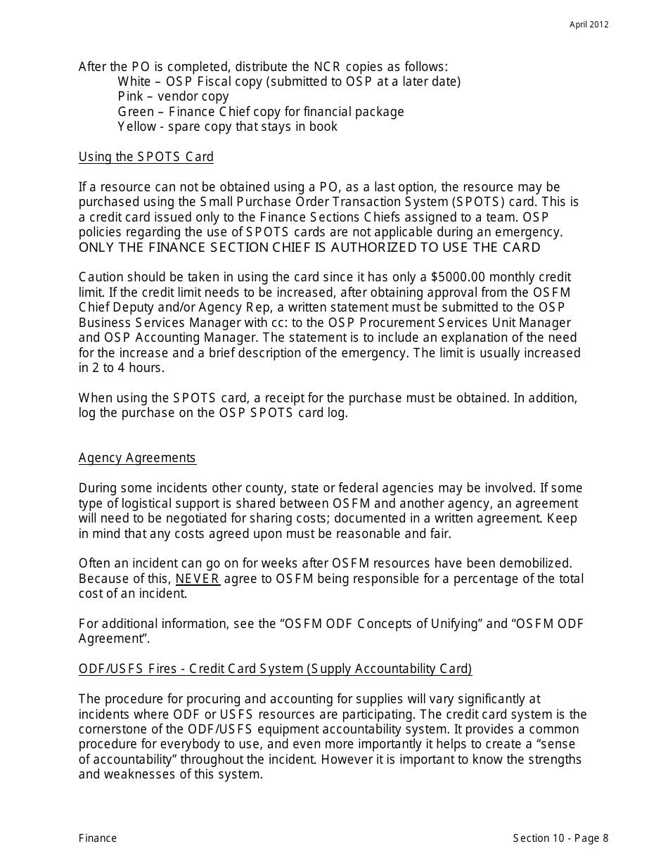 Section 10 Finance - Oregon, Page 8