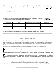 Form 1103 Second Application - Oregon, Page 2