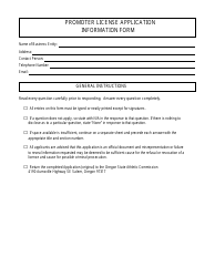 Form 1011 Unarmed Combat Sports Promoter License Application - Oregon, Page 2