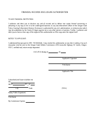 Form 1011 Unarmed Combat Sports Promoter License Application - Oregon, Page 7
