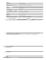 CAP Form D305 Construction Manager (Cm)/Design-Builder (Db) Registration - Oklahoma, Page 5