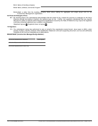 CAP Form D305 Construction Manager (Cm)/Design-Builder (Db) Registration - Oklahoma, Page 6