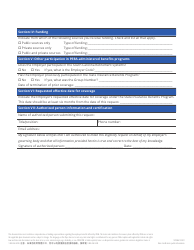 Optional Employer Eligibility Determination Request for Participation in the State Insurance Benefits Program - South Carolina, Page 2