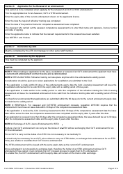 Form SRG1415 Application for the Issue, Revalidation or Renewal of an Atc Assessor, Ojti or Stdi Licence Endorsement - United Kingdom, Page 4
