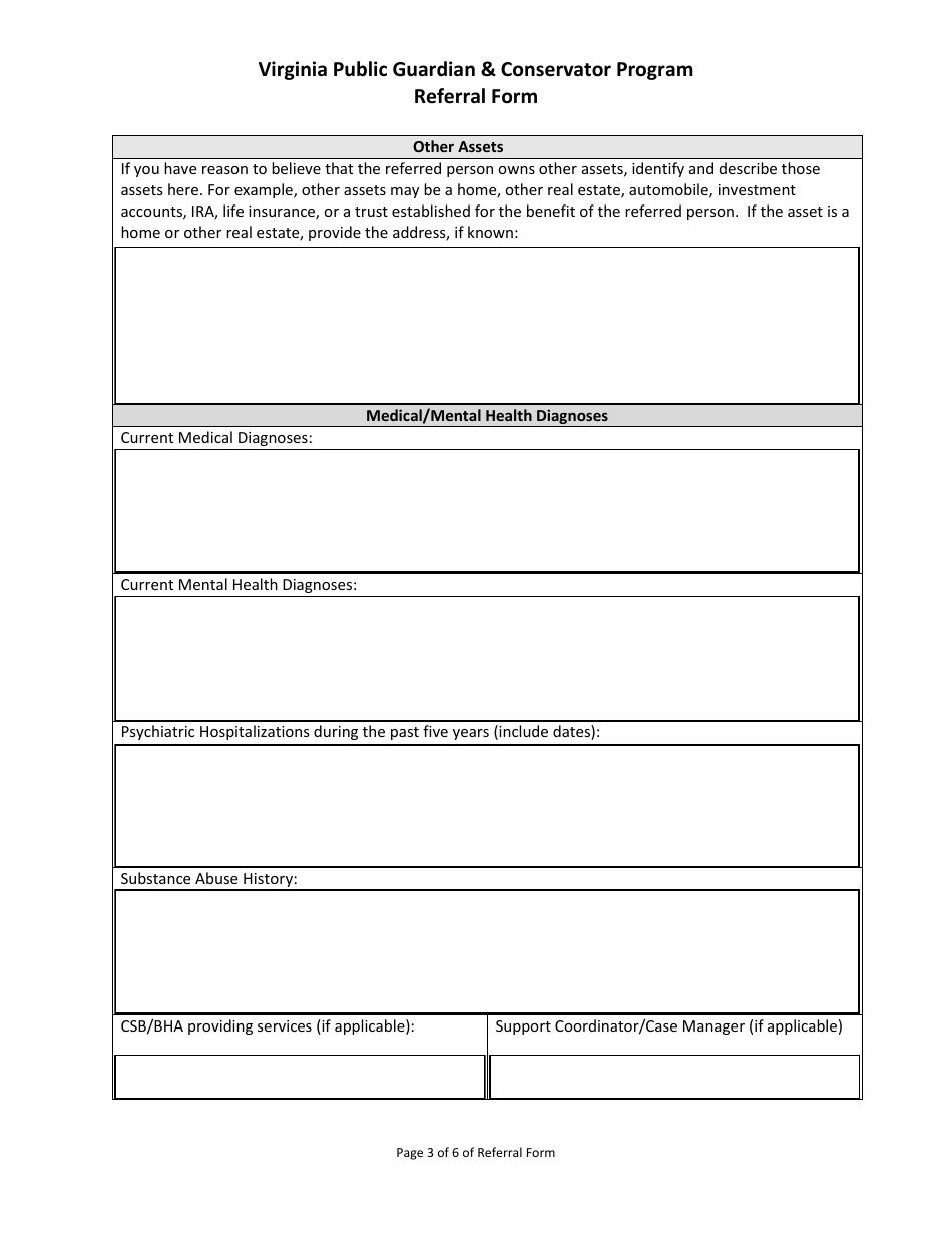 Virginia Referral Form - Virginia Public Guardian and Conservator ...