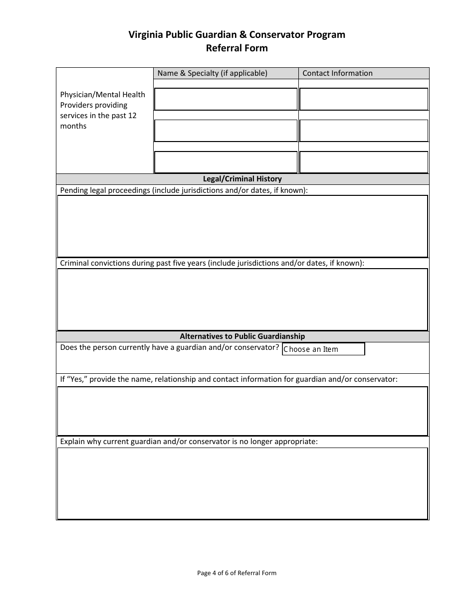 Virginia Referral Form - Virginia Public Guardian and Conservator ...