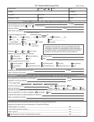 Document preview: Form 2005A-TB-004 Tb Treatment/Discharge Plan - Virginia