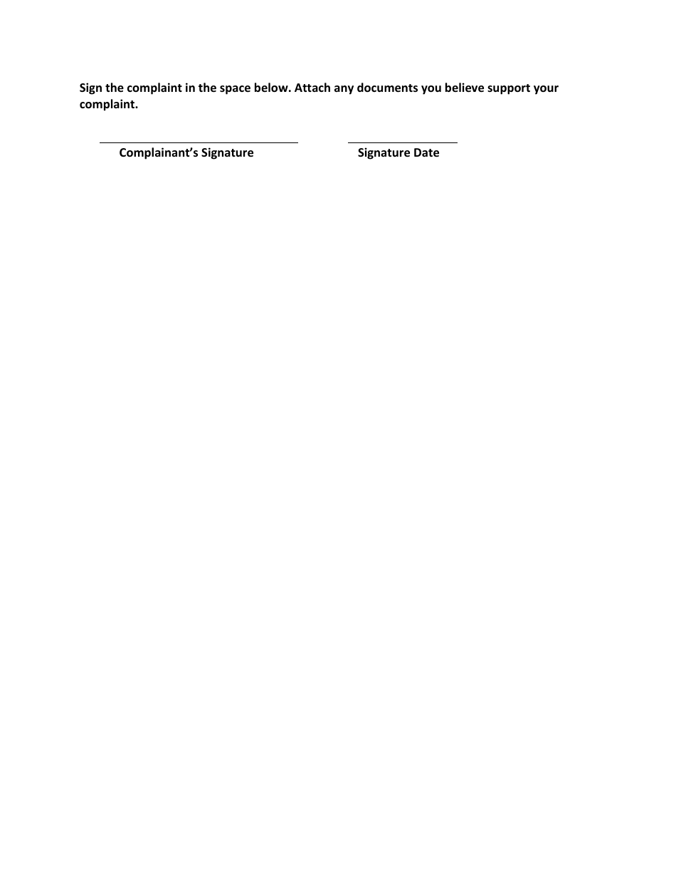 Title VI / Ada Discrimination Complaint Form - Virginia, Page 3