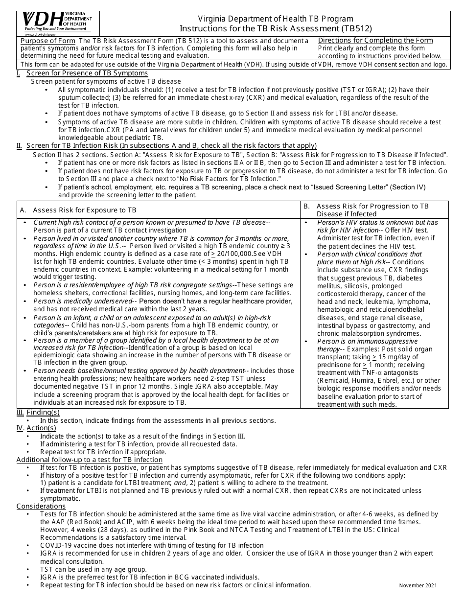 Form Tb512 Fill Out Sign Online And Download Fillable Pdf Virginia Templateroller 8582