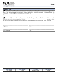Form OLC-1006-F Request for Disaster Exemption - Virginia, Page 3