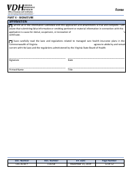 Form OLC-4210-F Application for Certificate of Quality Assurance - Virginia, Page 12