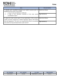 Form OLC-4210-F Application for Certificate of Quality Assurance - Virginia, Page 6
