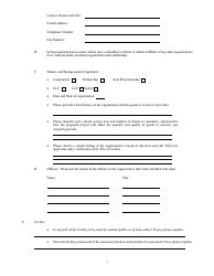 Application to the Virginia Small Business Financing Authority for the Issuance of Conduit Bonds - Virginia, Page 5