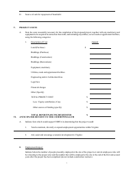 Application to the Virginia Small Business Financing Authority for the Issuance of Conduit Bonds - Virginia, Page 7