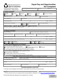 Form F700-200-000 Equal Pay and Opportunities Act Complaint - Washington, Page 2