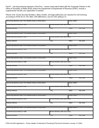 Form F500-104-000 Application - Pump Installer Combination Plumbing and Electrical Contractor License - Washington, Page 3