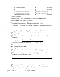 Form GDN E301 Petition for Emergency Guardianship of an Adult and/or Conservatorship of an Adult/Minor - Washington, Page 6