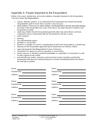 Form GDN E301 Petition for Emergency Guardianship of an Adult and/or Conservatorship of an Adult/Minor - Washington, Page 9
