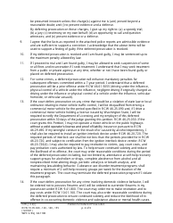 Form WPF CrRLJ04.1100 Petition for Deferred Prosecution (Dppf) - Washington, Page 2