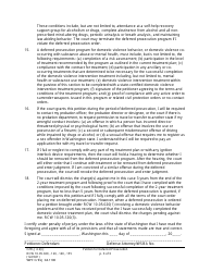 Form WPF CrRLJ04.1100 Petition for Deferred Prosecution (Dppf) - Washington, Page 3