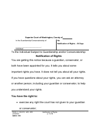 Form GDN C105 Notification of Rights - Washington