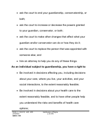 Form GDN C105 Notification of Rights - Washington, Page 2