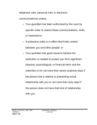 Form GDN C105 Notification of Rights - Washington, Page 4