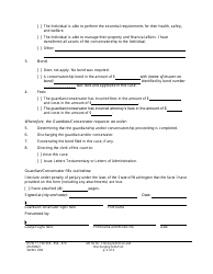 Form GDN C601 Motion for Order Closing Guardianship/Conservatorship and Discharging Guardian/Conservator - Washington, Page 2