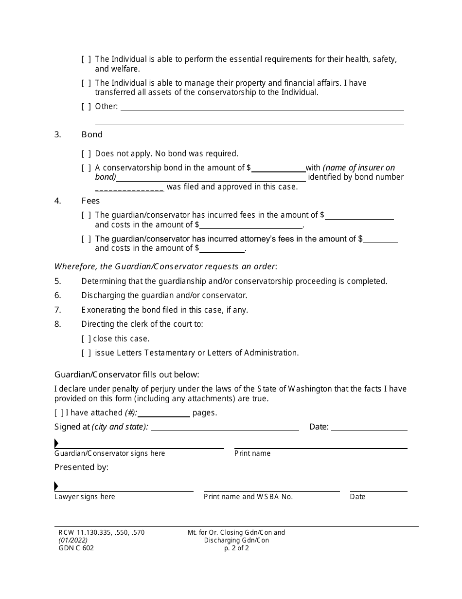 Form GDN C601 - Fill Out, Sign Online and Download Printable PDF ...