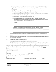 Form GDN T701 Petition to Transfer Guardianship/Conservatorship From Washington State to the Receiving State - Washington, Page 2