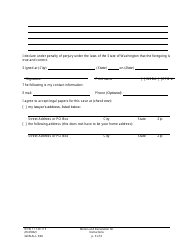 Form GDN ALL034 Motion and Declaration for Instructions - Washington, Page 3