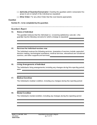 Form GDN R204 Guardian/Conservator&#039;s Report - Washington, Page 5