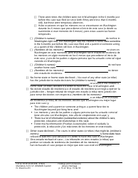Form FL Divorce231 Findings and Conclusions About a Marriage - Washington (English/Spanish), Page 15