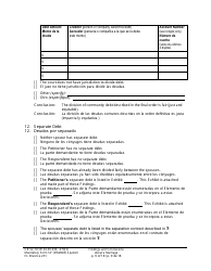 Form FL Divorce231 Findings and Conclusions About a Marriage - Washington (English/Spanish), Page 9