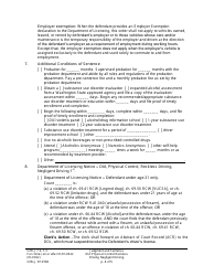 Form CrRLJ07.0100 Judgment and Sentence for Driving Under the Influence/Physical Control/Reckless Driving/Negligent Driving - Washington, Page 4