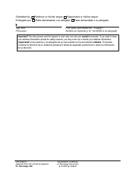 Form FL Parentage329 Sealed Birth Certificate or Parentage Document (Cover Sheet) - Washington (English/Spanish), Page 2