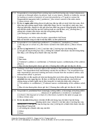 Form WPF DV-3.015 Order for Protection - Washington (English/Vietnamese), Page 4