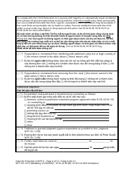 Form WPF DV-3.015 Order for Protection - Washington (English/Vietnamese), Page 6