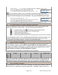 RAD Form 8 Housing Provider&#039;s Notice to Tenant of Rent Adjustment - Washington, D.C., Page 2