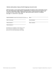 Consent Answer to Complaint for Absolute Divorce - Washington, D.C., Page 3
