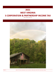 Document preview: Instructions for Form PTE-100 West Virginia Income Tax Return S Corporation & Partnership (Pass-Through Entity) - West Virginia