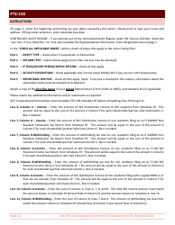 Instructions for Form PTE-100 West Virginia Income Tax Return S Corporation &amp; Partnership (Pass-Through Entity) - West Virginia, Page 12