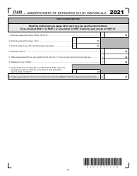 Form IT-210 Underpayment of Estimated Tax by Individuals - West Virginia, Page 3