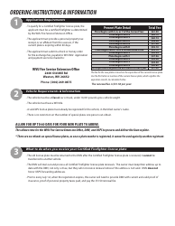 Form DMV-49-B Application for a Certified Firefighter License Plate - West Virginia, Page 2